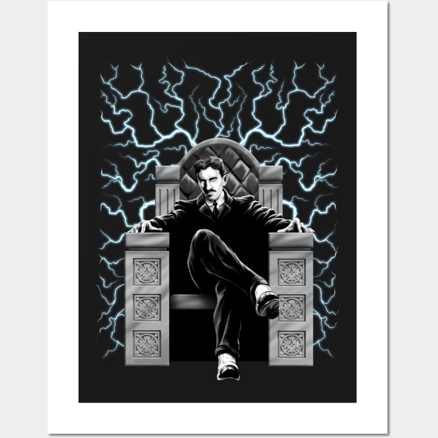 TESLA-ELECTRIC CHAIR Wall Art by STARRJAM1969